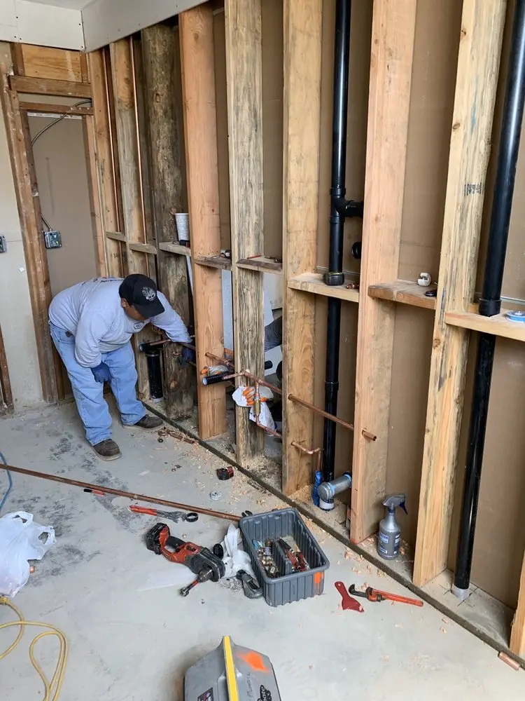 Commercial rough-in plumbing for Trenchless Sewer Repair in Irondale